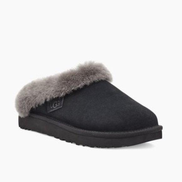 UGG | Cluggette Slippers In Black Grey Indoor Outdoor NEW - Picture 12 of 17